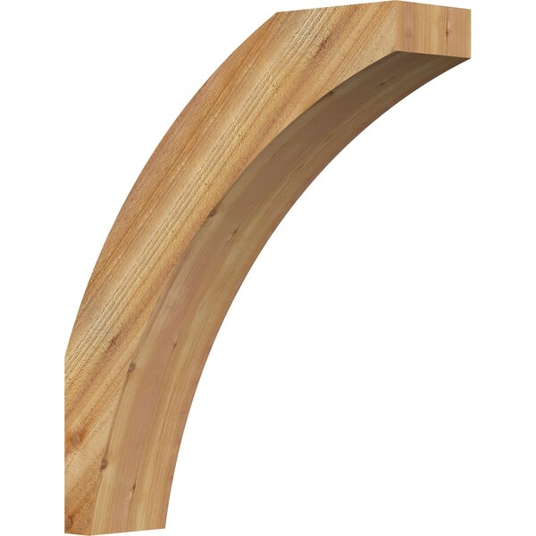 Ekena Millwork 6"W x 24"D x 28"H Thorton Rough Sawn Knee Brace, Western Red Cedar BRC06X24X28THR00RWR - main